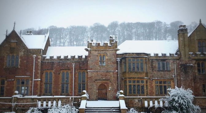 Halsway Manor in winter